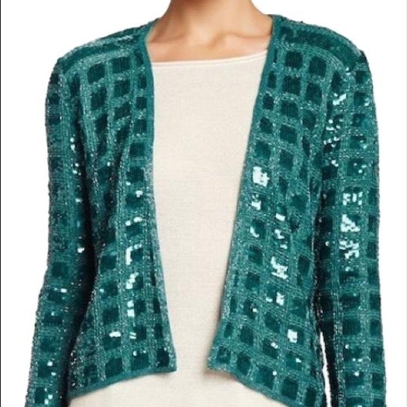 Calypso St. Barth Jackets & Blazers - Gorgeous Emerald Beaded Jacket